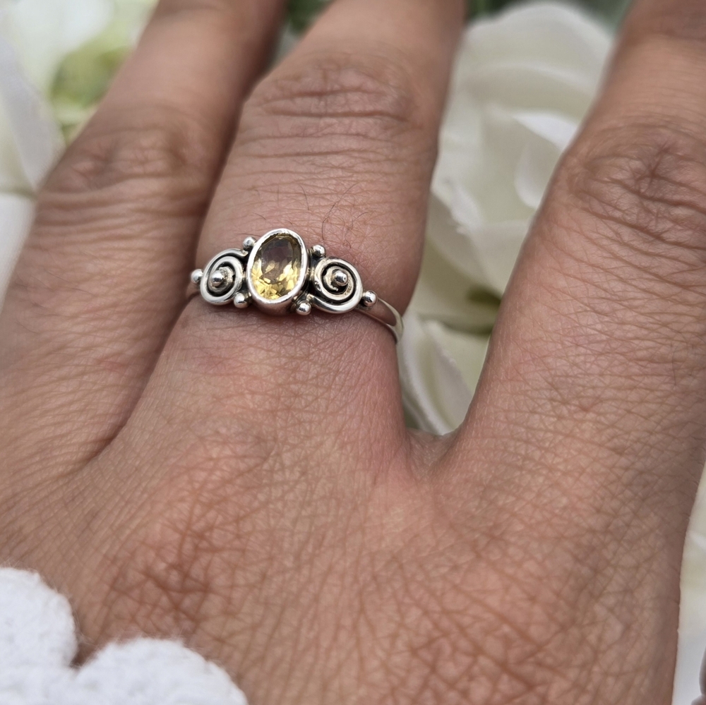 🥰 COSMIC SWIRL STERLING SILVER RING - Picture 3 of 6